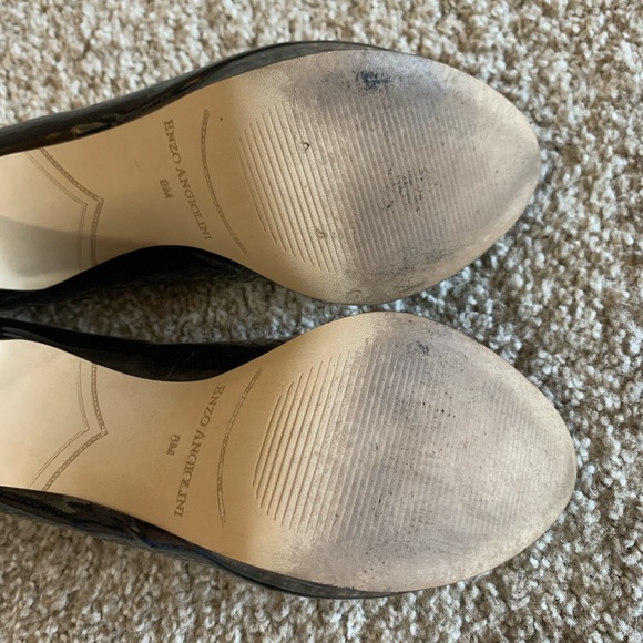 Enzo Angiolini black leather heels from Nordstrom - Picture 3 of 3